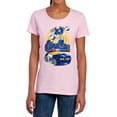 thumbnail image 1 of Transformers Chase Women's T Shirt, Pink, Small, 1 of 6