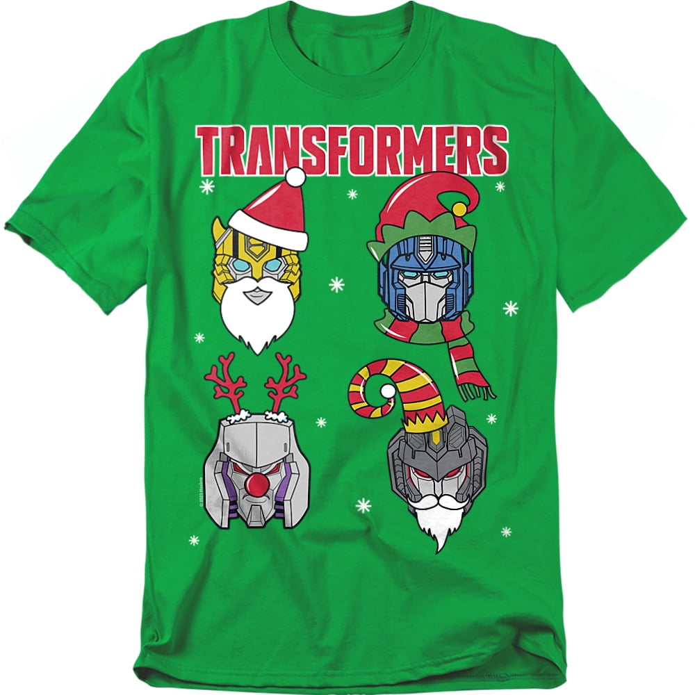 Transformers Christmas Santa Robots Unisex Adult T Shirt