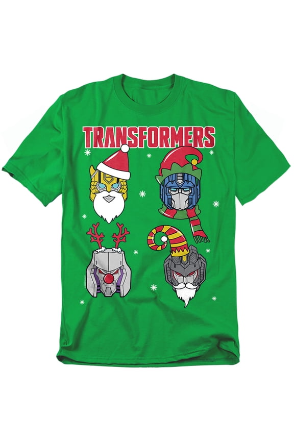 Christmas Santa Robots Unisex Adult T Shirt