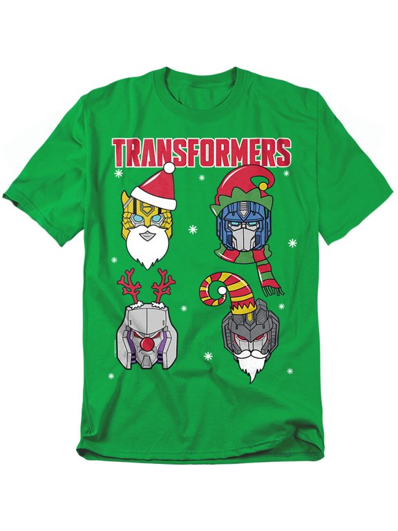 Christmas Santa Robots Unisex Adult T Shirt