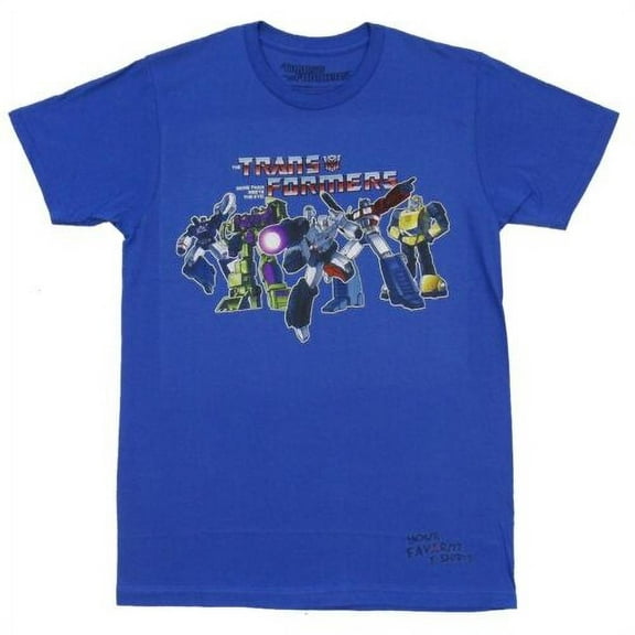Transformers Classic Lineup Optimus Megatron Adult T-Shirt M