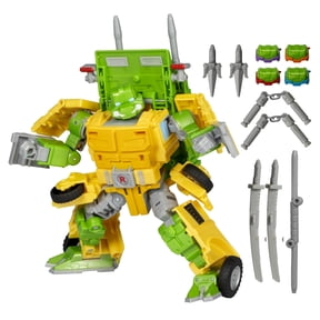 Transformers Collaborative Teenage Mutant Ninja Turtles Party Wallop, 7 Action Figure, 8+