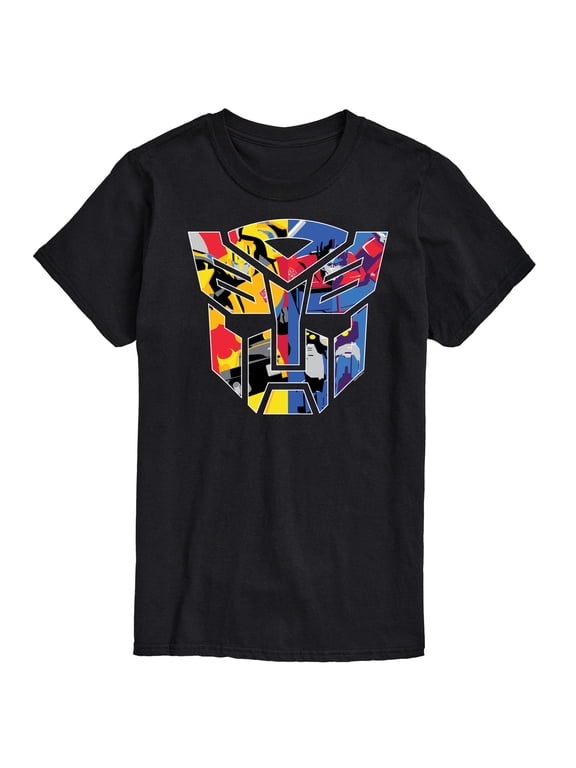 - Color Block Logo Men's Short Sleeve Graphic T-Shirt