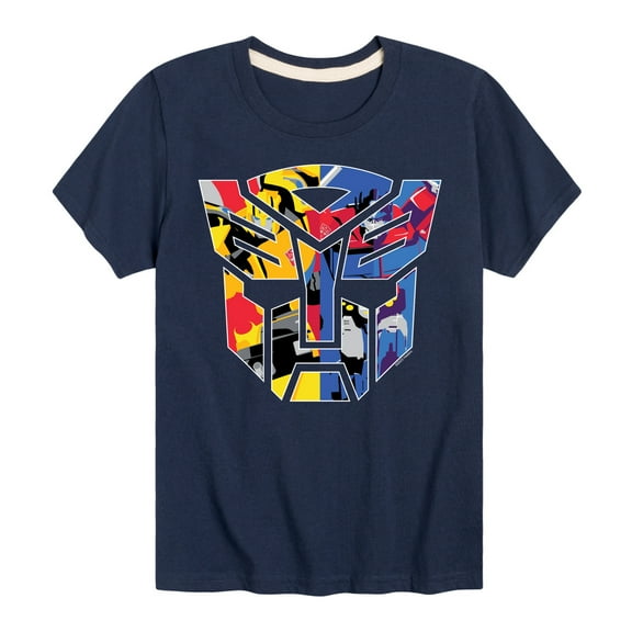 Transformers - Color Block Logo - Kids Toddler And Youth Short Sleeve T - Shirt