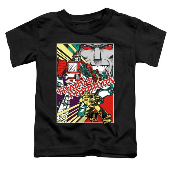 Transformers - Comic Poster - Toddler Short Sleeve Shirt - 3T