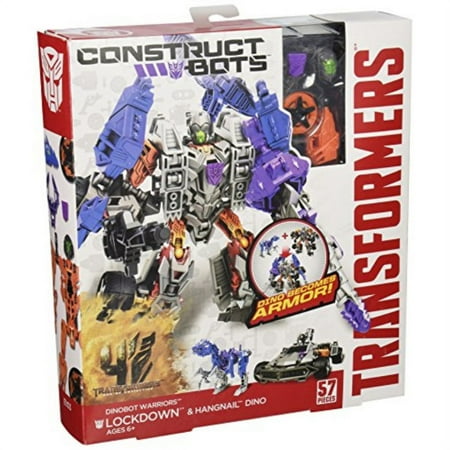 Transformers Construct Bots Lockdown & Hangnail Dino Buildable Action Figure