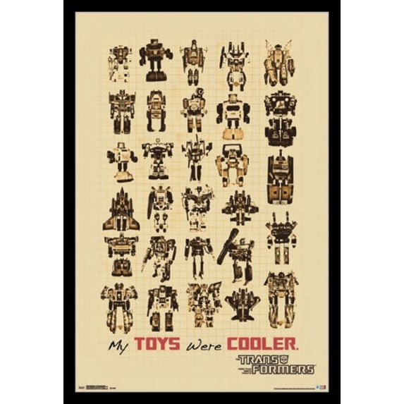 Transformers - Cooler Toys Laminated & Framed Poster Print (24 x 36)