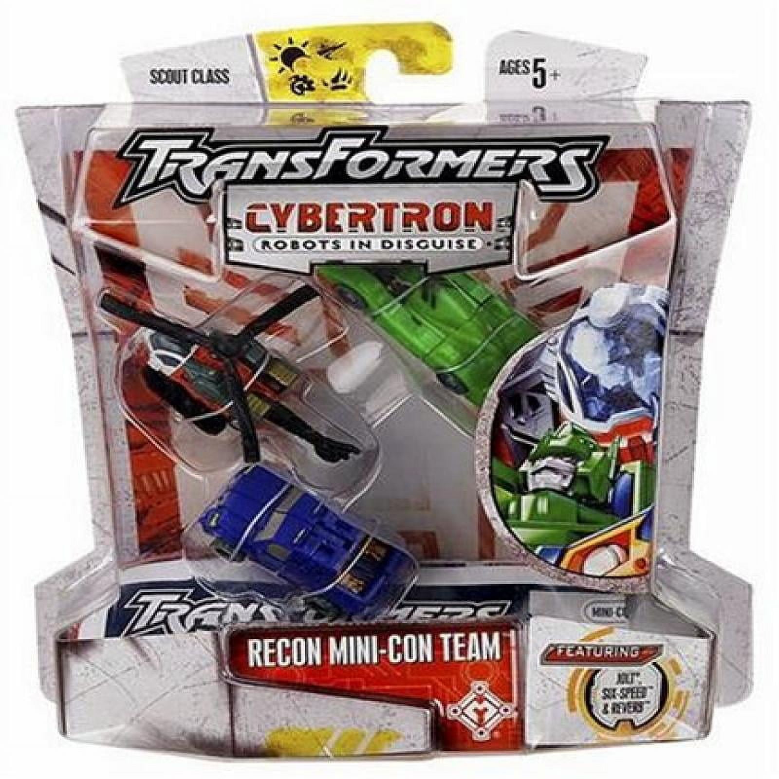 Transformers Cybertron Scout Jolt, SixSpeed And Reverb