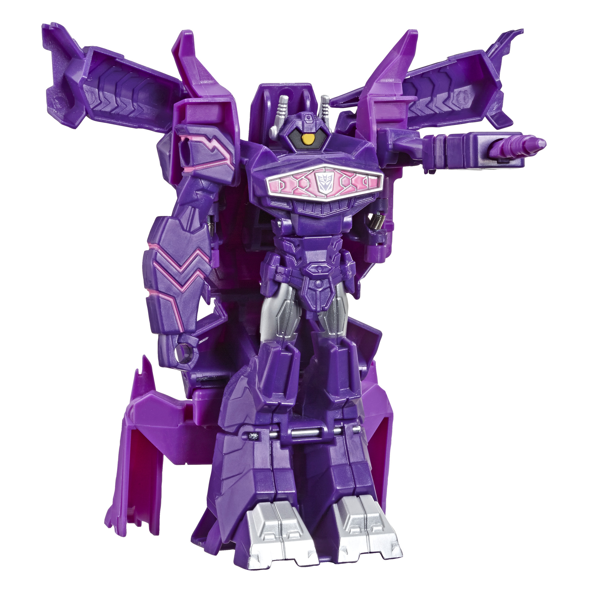 Transformers Cyberverse Action Attackers: 1-Step Changer Shockwave Action Figure - image 1 of 10