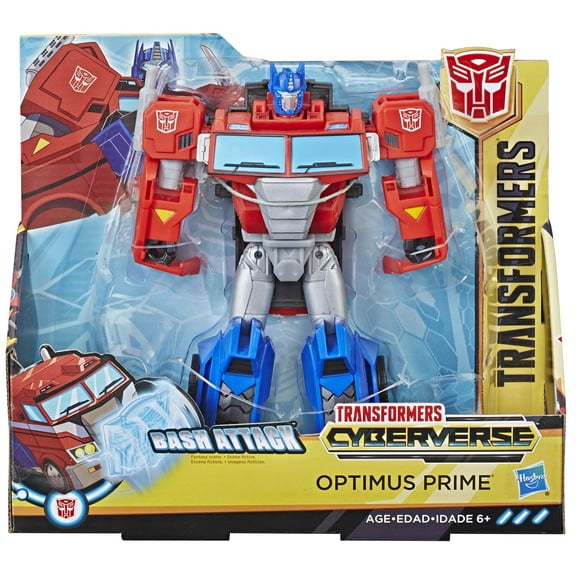 Transformers Cyberverse Action Attackers: Ultra Class Optimus Prime Action Figure Toy