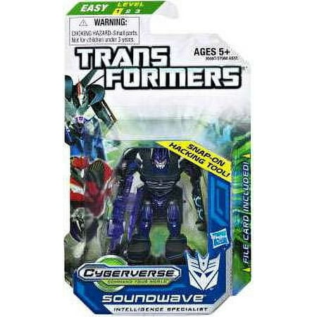 Transformers Cyberverse Soundwave Intelligence Specialist Action Figure