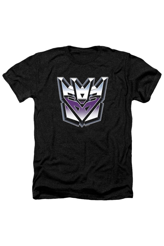- Decepticon Airbrush Logo - Heather Short Sleeve Shirt - Medium