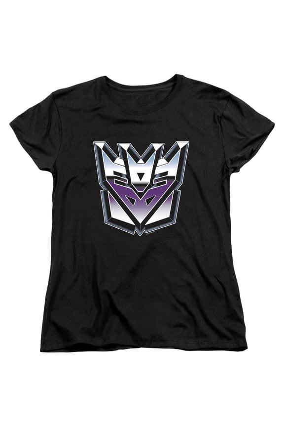 - Decepticon Airbrush Logo - Women's Short Sleeve Shirt - Large
