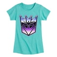 thumbnail image 1 of Transformers - Decepticon Chrome - Girls Fitted Short Sleeve T-Shirt, 1 of 4