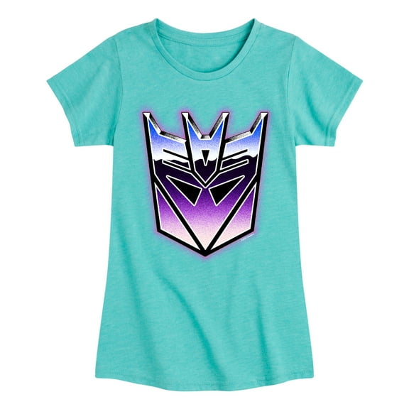 Transformers - Decepticon Chrome - Girls Fitted Short Sleeve T-Shirt