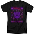 thumbnail image 1 of Transformers Decepticon Naughty List Ugly Christmas Unisex Adult Tall T Shirt,Black, X-Large, 1 of 2