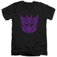 thumbnail image 1 of Transformers Decepticon S/S Adult V-Neck T-Shirt 30/1 T-Shirt Black, 1 of 1