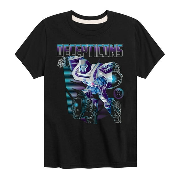 Transformers - Decepticons Grid - Kids Toddler And Youth Short Sleeve T - Shirt