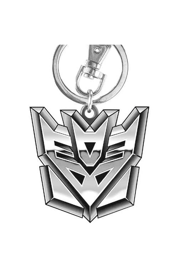 Transformers Deceptions Logo Pewter Key Chain