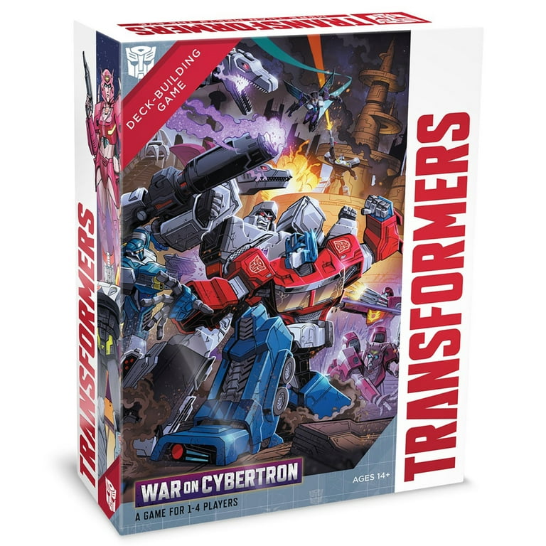 Renegade Game Studios Transformers Deck-Building Game: War On Cybertron - Stand Alone Game & Expansion, Ages 14+, 1-4 Players, 45-90 Min Renegade Game Studios Transformers Deck-Building Game: War On Cybertron - Stand Alone Game & Expansion, Ages 14+, 1-4 Players, 45-90 Min