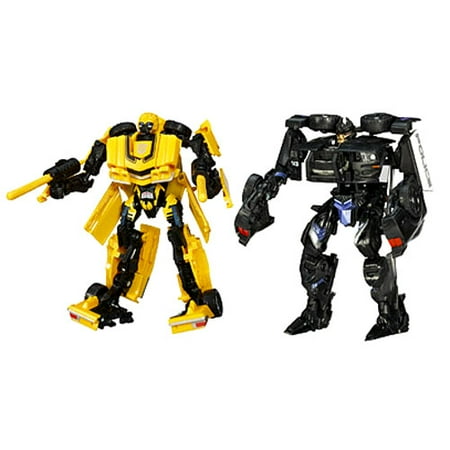Transformers Deluxe Bumblebee Vs Barricade Action Figure Set 2007 Hasbro 82993