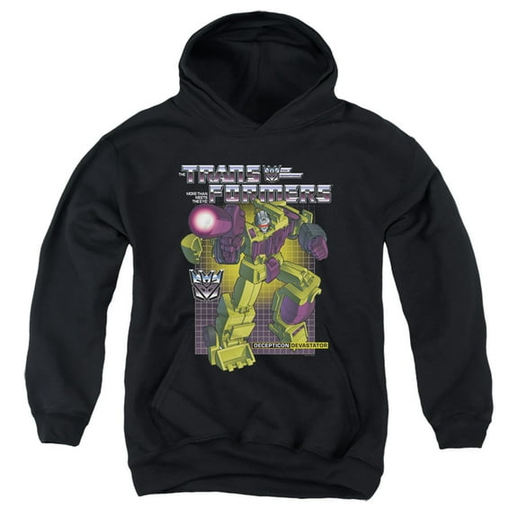 Transformers Devastator Youth Pullover Hoodie Sweatshirt Black