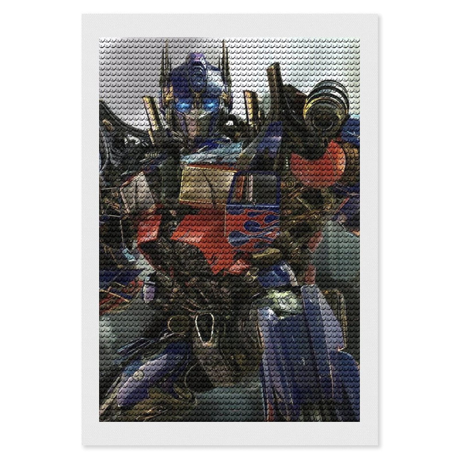 Transformers Diamond Art Painting Kits for Adults, 5D Diamond Art Full ...