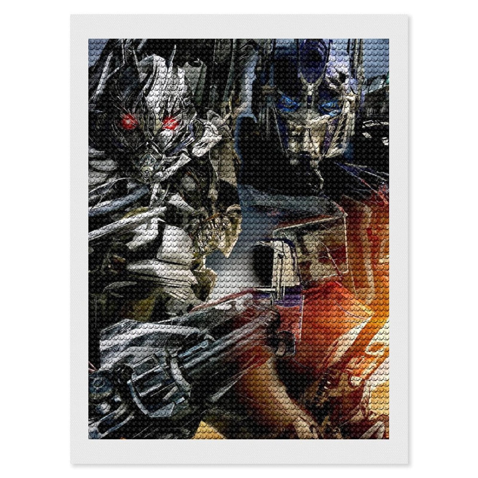Transformers Diamond Art Painting Kits for Adults, 5D Diamond Art Full ...