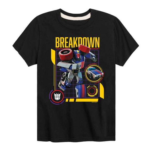 Transformers - Earth Spark - Breakdown - Youth Short Sleeve T-Shirt