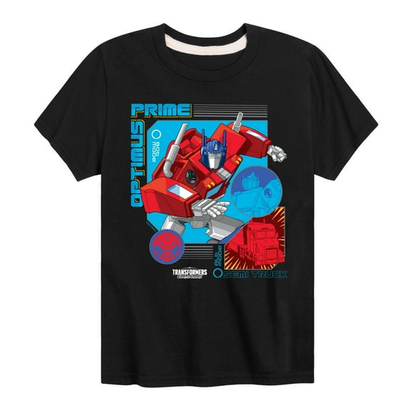 Transformers - Earth Spark - Optimus Prime - Youth Short Sleeve T-Shirt