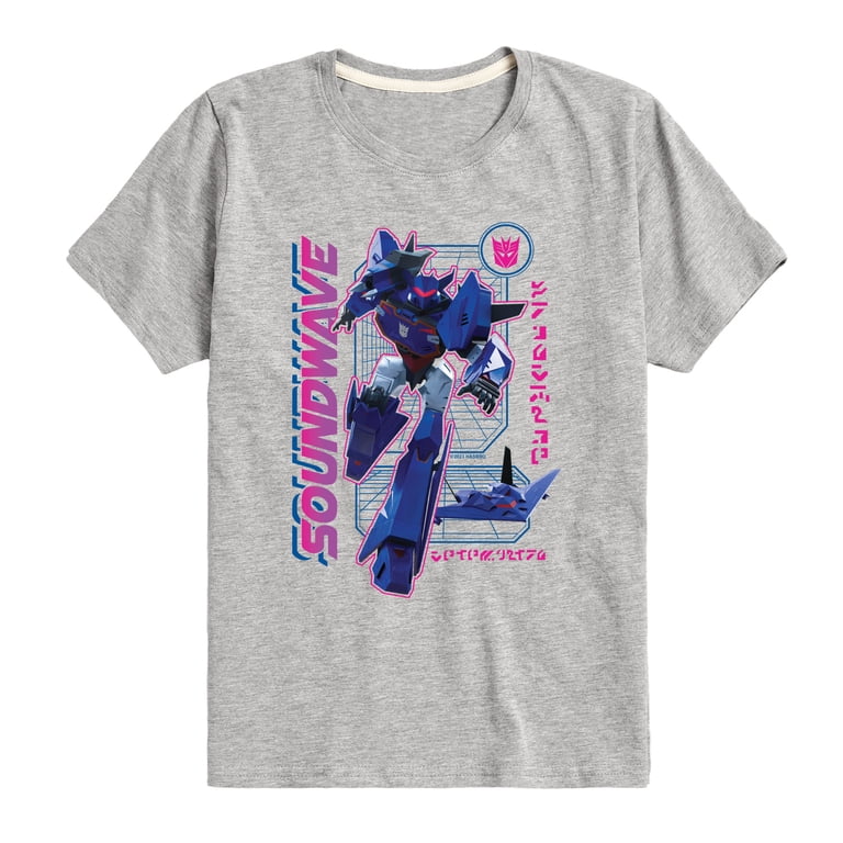 Transformers - Earth Spark - Soundwave - Youth Short Sleeve T