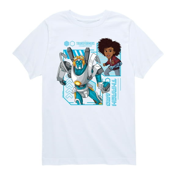 Transformers - Earth Spark - Thrash And Mo - Youth Short Sleeve T-Shirt