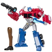 Transformers EarthSpark Toys - Optimus Prime Deluxe Class Figure - Robot Toys 12.5cm - Ages 6+