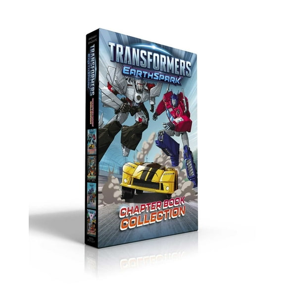 Transformers: Earthspark Transformers Earthspark Chapter Book Collection (Boxed Set): Optimus Prime and Megatron's Racetrack Recon!; The Ter, (Paperback)