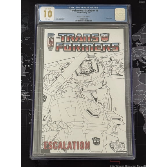 Transformers: Escalation #4 - CGC 10 Comic Book