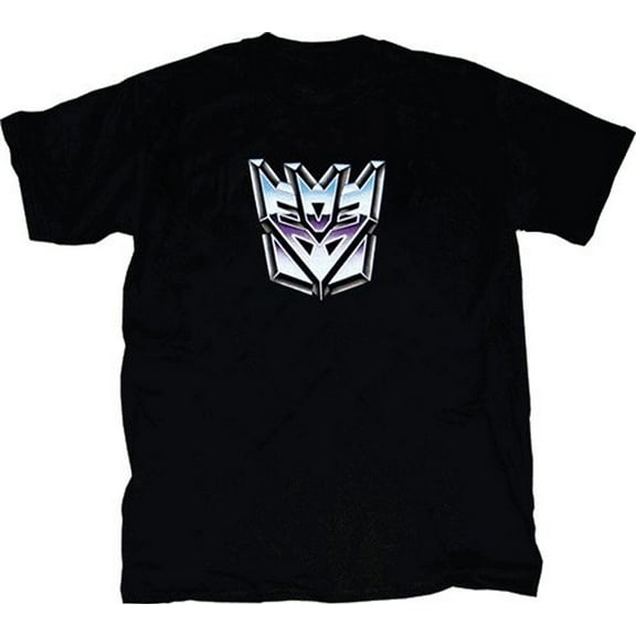 Transformers Evil Decepticon Head Black T-Shirt