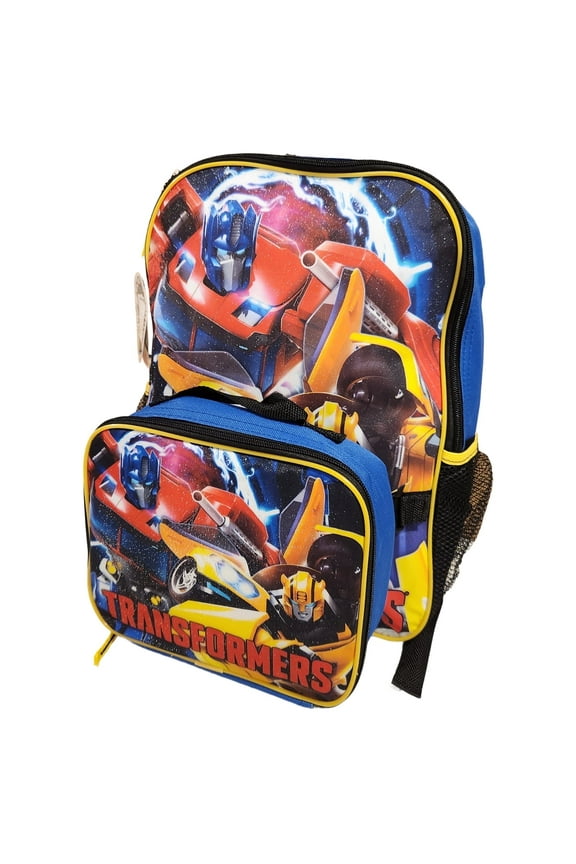 Full Size 16 Inch Backpack with Detachable Lunch Box 2 pieces set