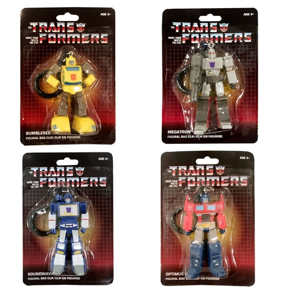 Transformers G1 Keychain / Bag Clip - Complete set of 4