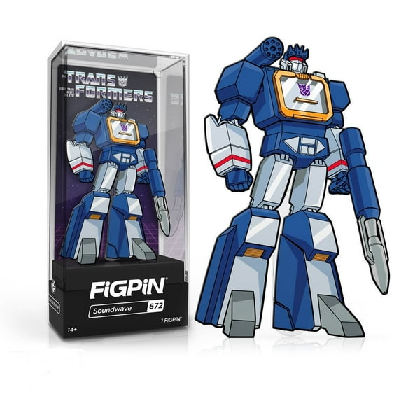 Transformers G1 Soundwave FiGPiN Classic Enamel Pin - Exclusive