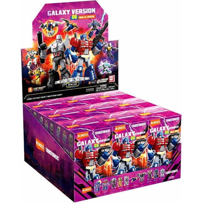 Blokees, Transformers Galaxy Version 06 Model Kit, 9 Pack Display