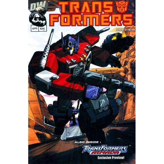 Transformers: Generation 1 Preview #1A VF ; Dreamwave Comic Book
