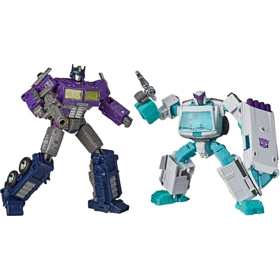 Transformers Generations Selects Shattered Glass Optimus Prime and Ratchet Action Figure Set, 2 Pieces