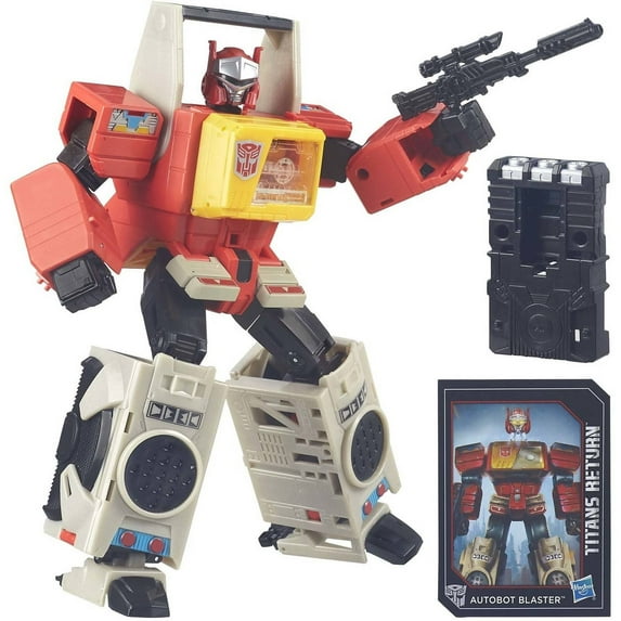 Transformers Generations Titans Return Autobot Blaster and Twin Cast