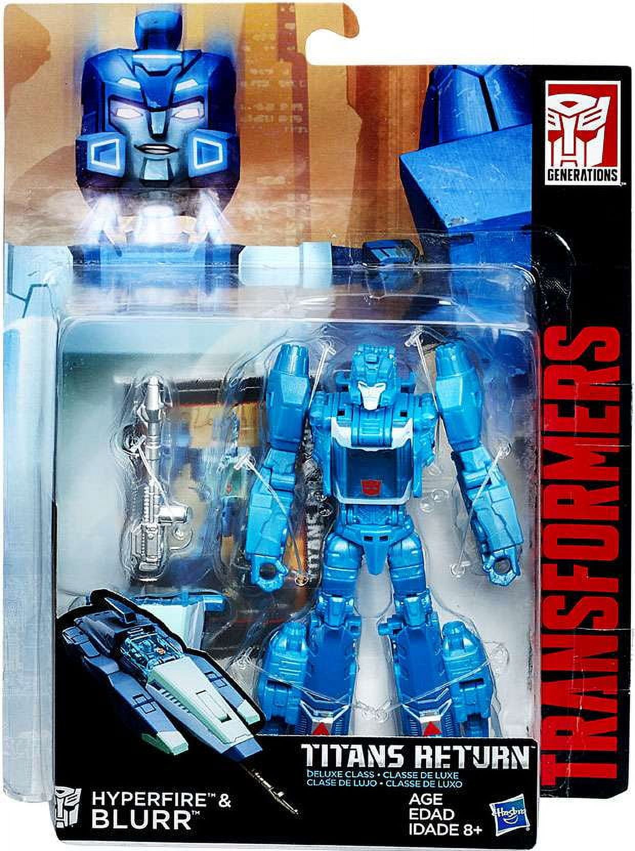 Transformers Generations Titans Return Titan Master Hyperfire and Blurr