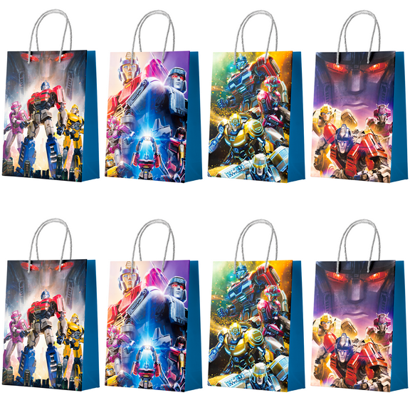 Transformers Goodie Bags - 16pcs Transformers Party Bags, Transformers Gift Bags, Transformers Candy Bags for Boys/Girls Kids Transformers Theme Birthday Party Decorations Suppilies