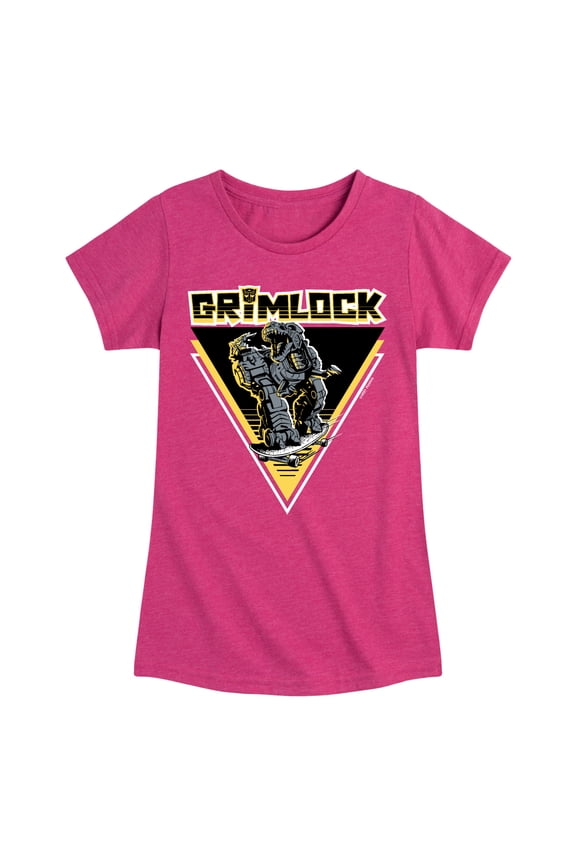 - Grimlock Skateboard - Girls Fitted Short Sleeve T-Shirt