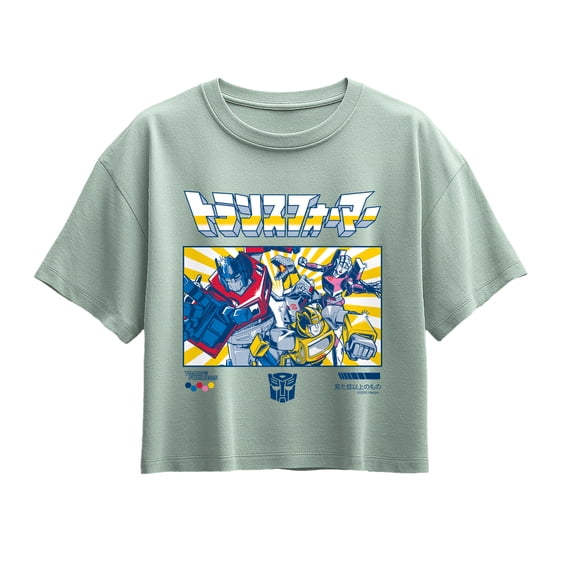Transformers - Group Photo - Youth Girls Boxy T-Shirt