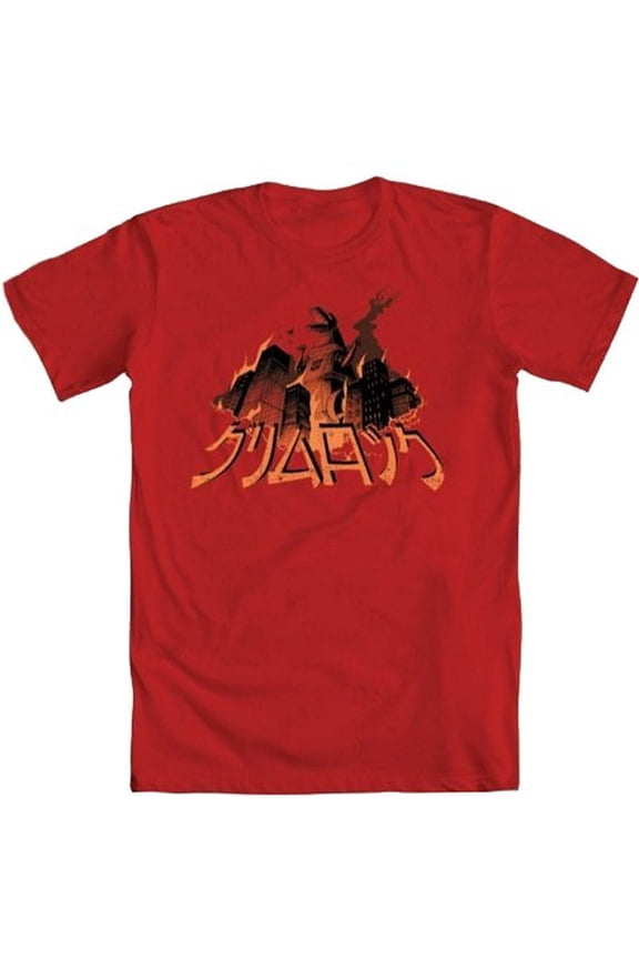 Transformers Gurimmurokku Autobots Japanese Adult Red T-Shirt