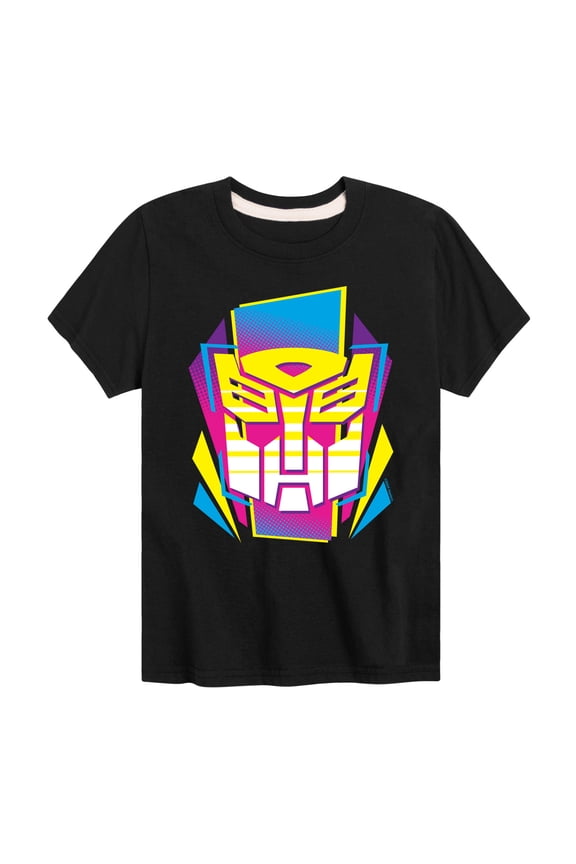 - Halftone Icon Autobot - Kids Toddler And Youth Short Sleeve T - Shirt