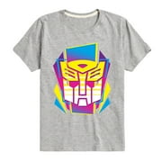 Transformers - Halftone Icon Autobot - Kids Toddler And Youth Short Sleeve T - Shirt